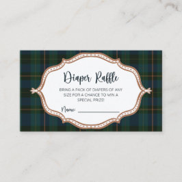 Inspired Baby Shower Diaper Raffle Rådkort