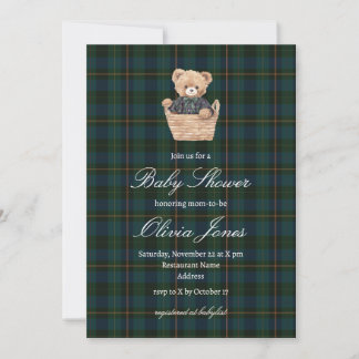 Inspired Baby Shower Invitation Inbjudningar