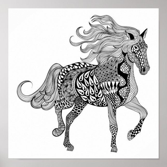 Inspired Black Horse 2 Poster (Framsidan)