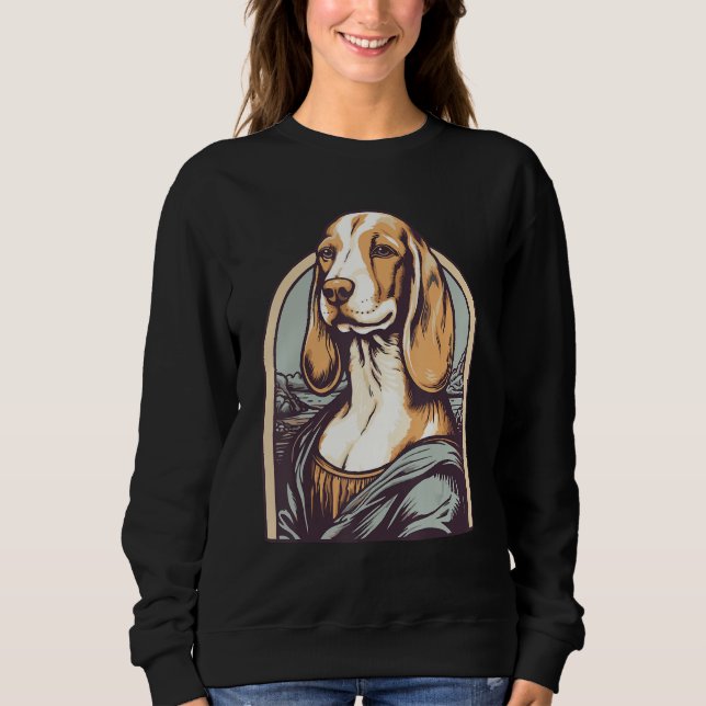 Inspired by Lisa Art Portrait of a Beagle Dog T Shirt (Framsida)