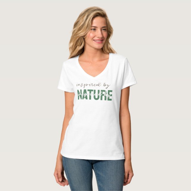 Inspired by Nature T-Shirt (Hel framsida)