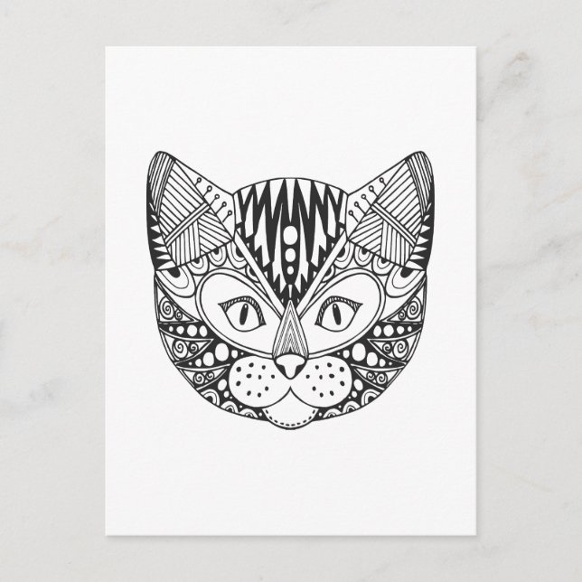 Inspired Cat Vykort (Framsida)