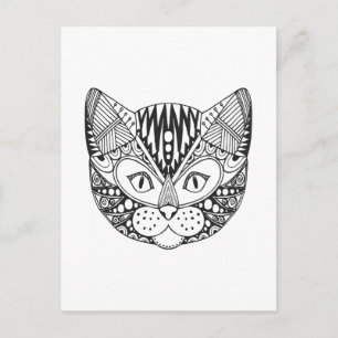 Inspired Cat Vykort