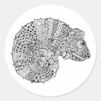 Inspired Chameleon 2 Runt Klistermärke