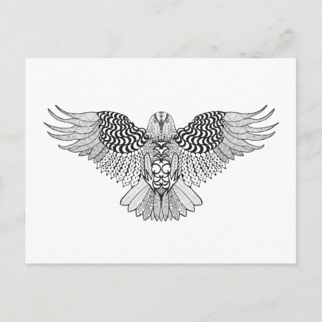 Inspired Eagle 2 Vykort (Framsida)