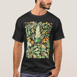 Inspired Flower Botanical Chart T Shirt