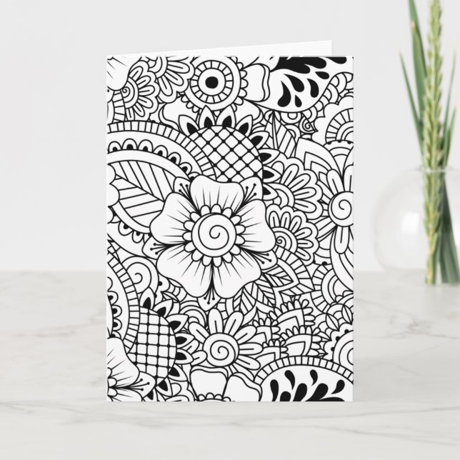 Inspired Flowers Kort (Framsida)