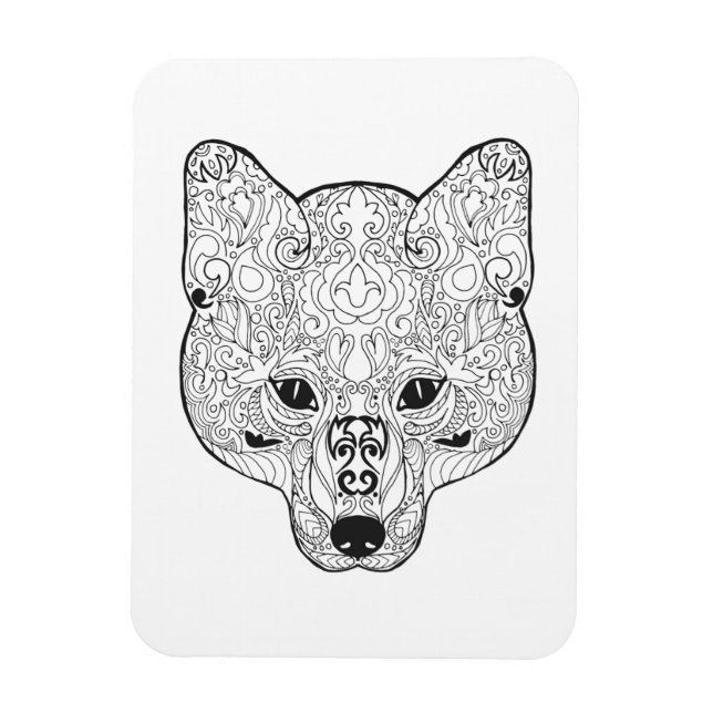 Inspired Fox Head Magnet (Vertikal)