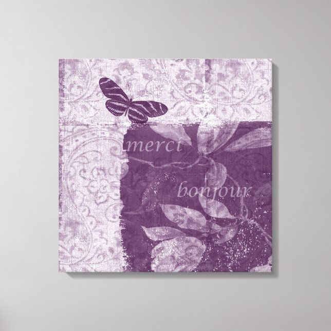 Inspired Fransk Lilac Canvastryck (Framsida)