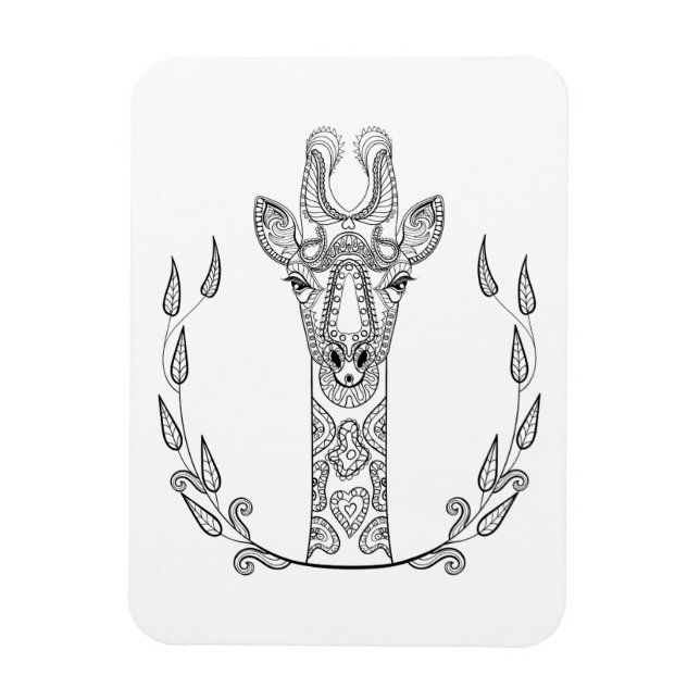 Inspired Giraffe Magnet (Vertikal)