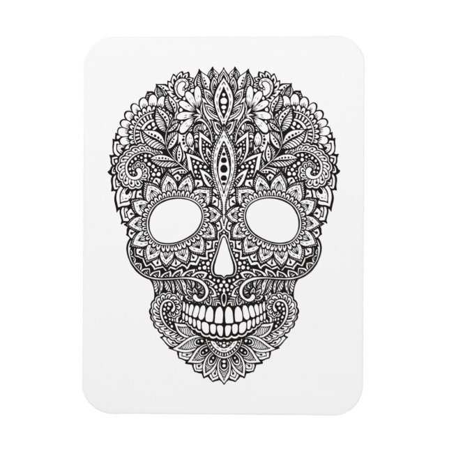 Inspired Human Skull Magnet (Vertikal)