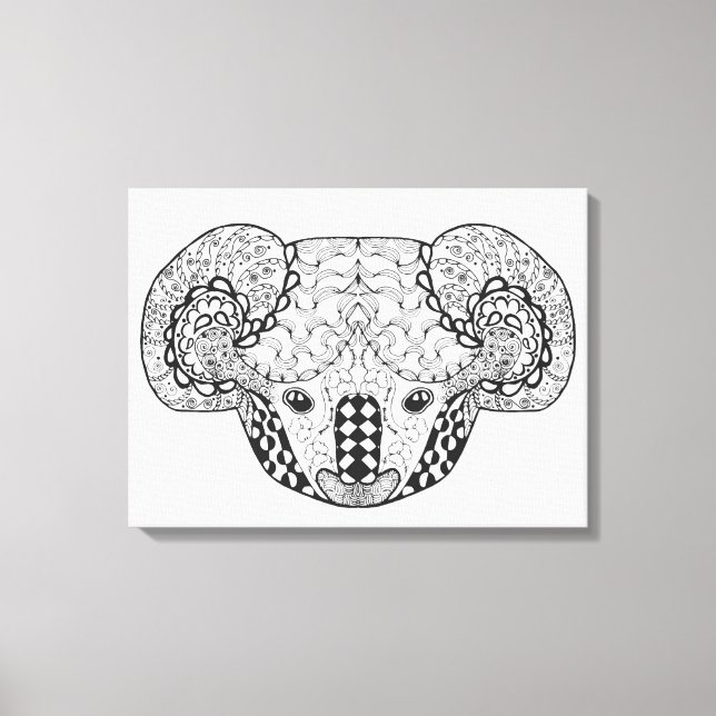 Inspired Koala Bear 6 Canvastryck (Framsida)