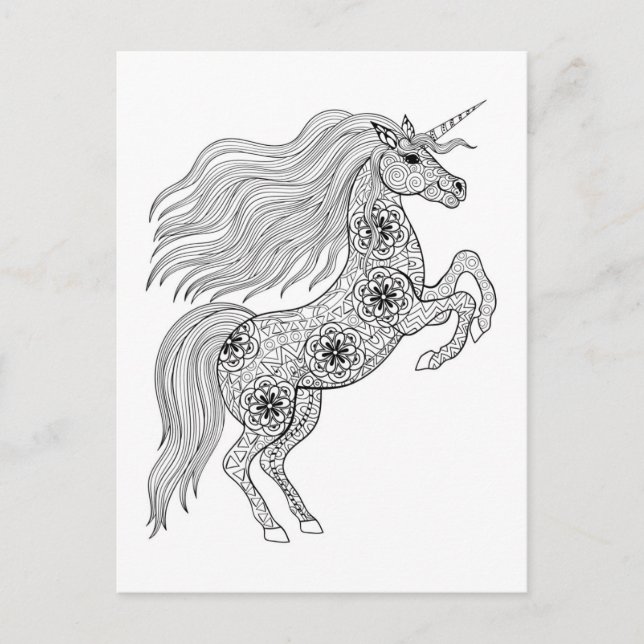 Inspired Magic Unicorn Vykort (Framsida)