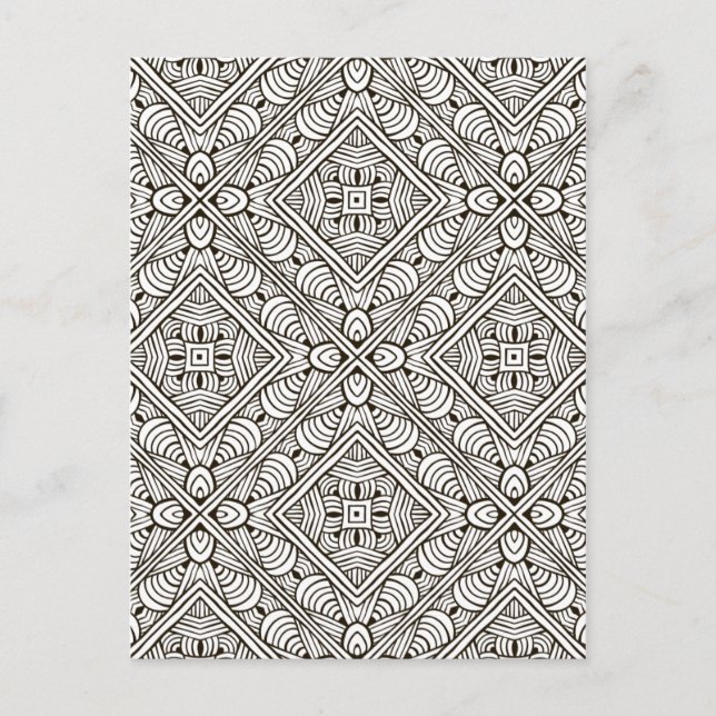 Inspired Mönster Vykort (Framsida)
