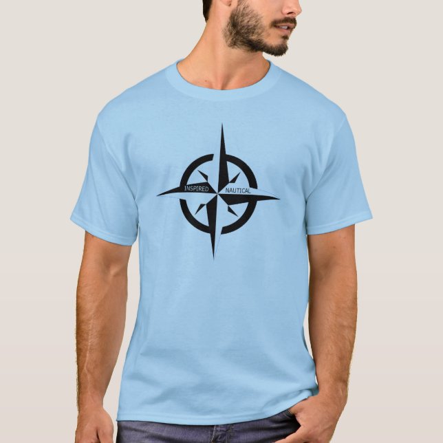 Inspired Nautical logotyp t-shirt (Framsida)