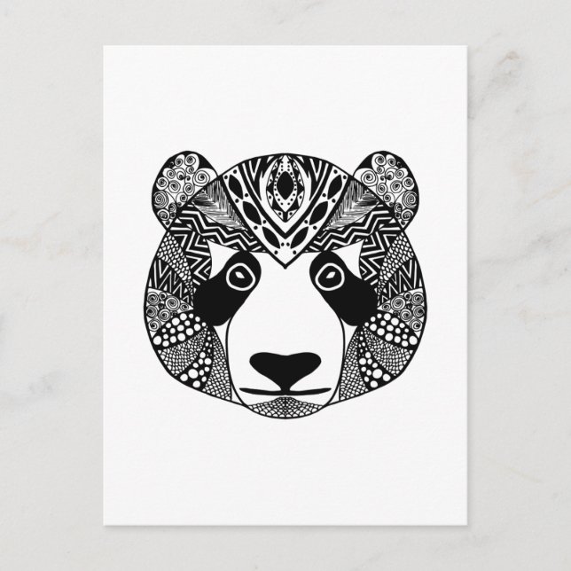 Inspired Panda Vykort (Framsida)