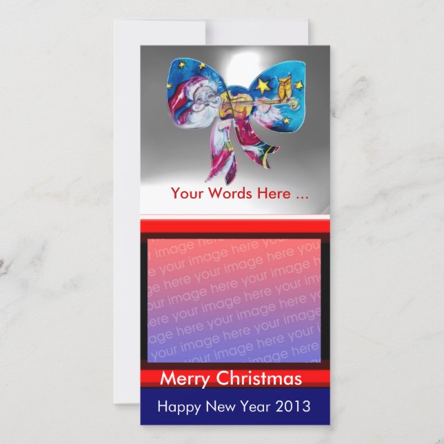 INSPIRED SANTA CHRISTMAS BOW JULKORT (Framsida)