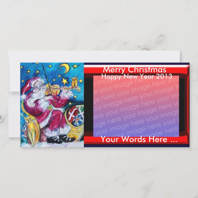 INSPIRED SANTA CHRISTMAS FOTOMALL JULKORT (Framsida)