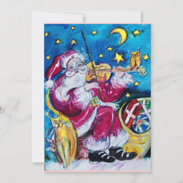 INSPIRED SANTA , CHRISTMAS PARTY-INBJUDAN INBJUDNINGAR (Framsida)