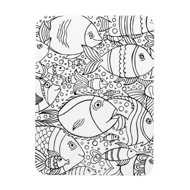 Inspired School of Fish Magnet (Vertikal)