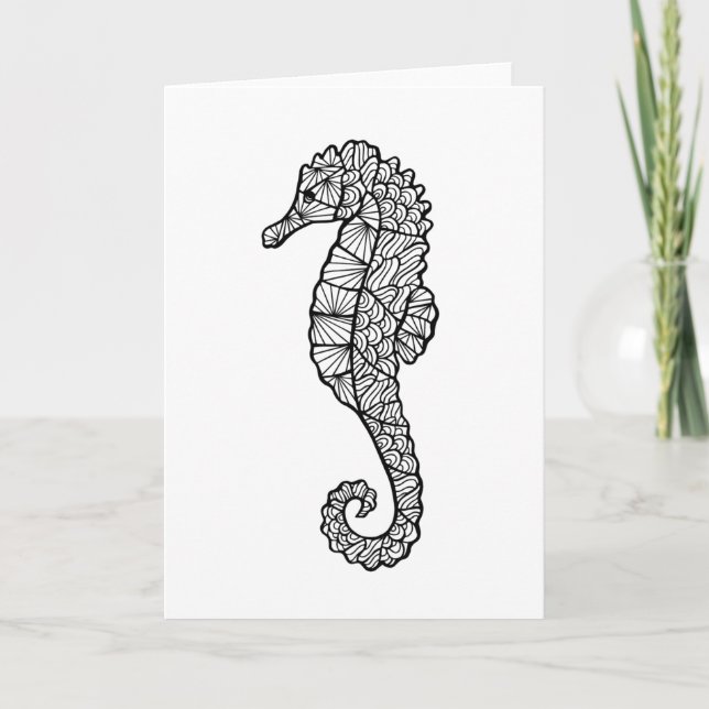 Inspired Sea Horse Kort (Framsida)