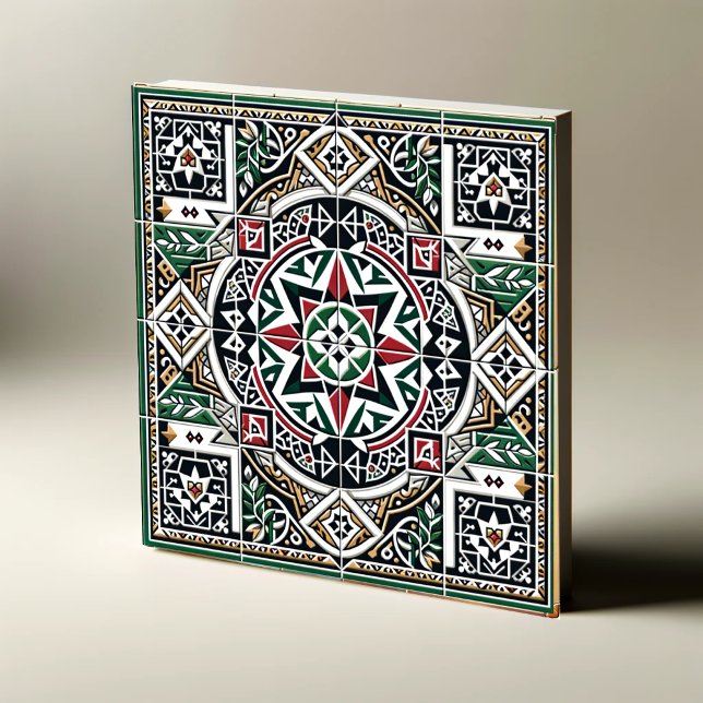 Inspired Symmetrical Tile Kakelplatta (Skapare uppladdad)