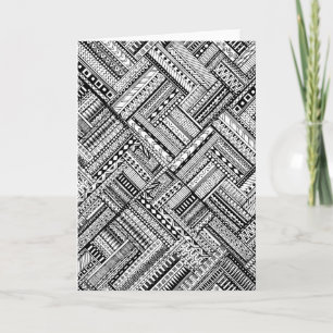 Inspired Tribal Art Mönster Kort
