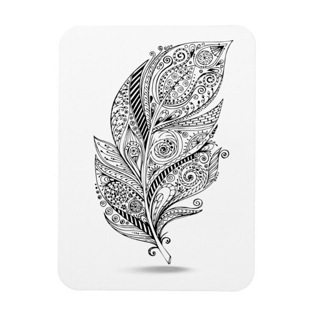 Inspired Tribal Feather Magnet (Vertikal)