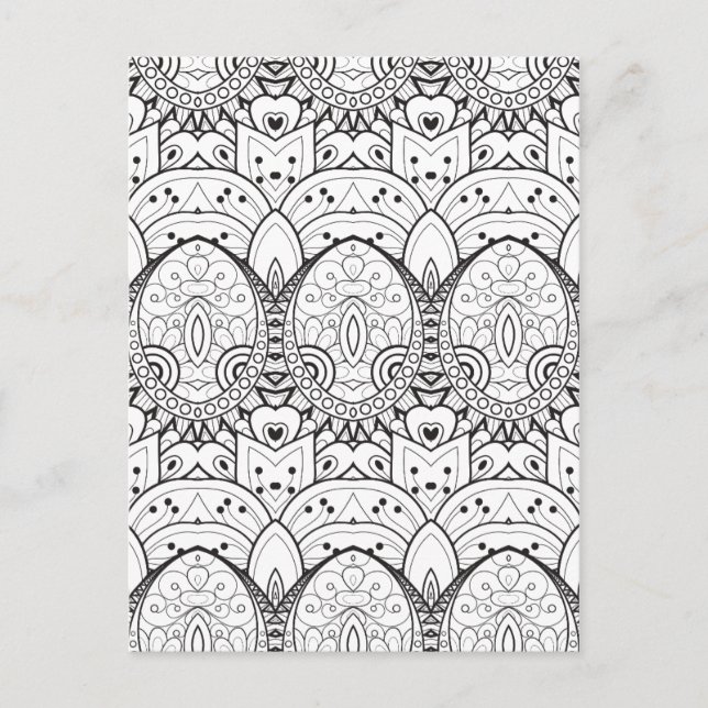 Inspired Tribal Illustration Vykort (Framsida)