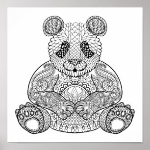 Inspired Tribal Panda 2 Poster