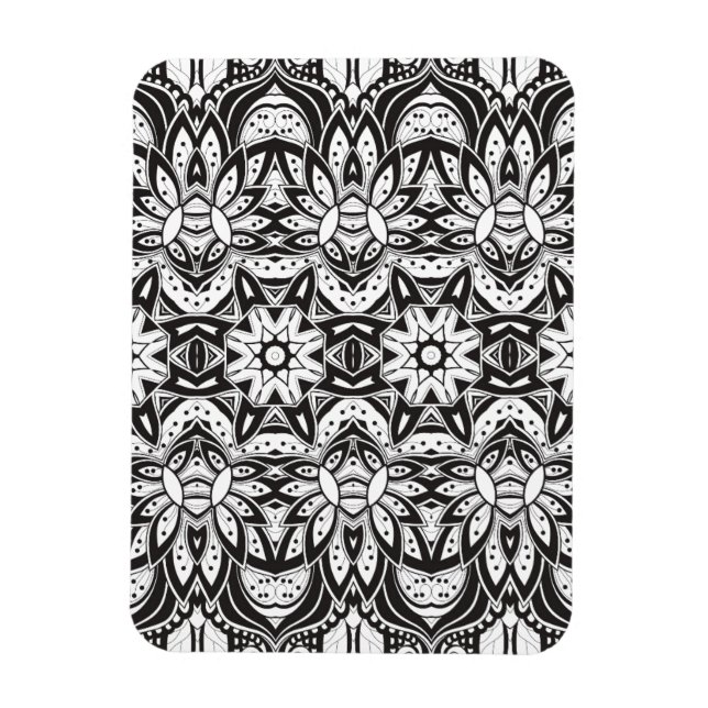 Inspired Tribal Stil Illustration Magnet (Vertikal)