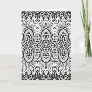 Inspired Tribal Teckning Kort