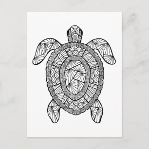 Inspired Turtle Vykort