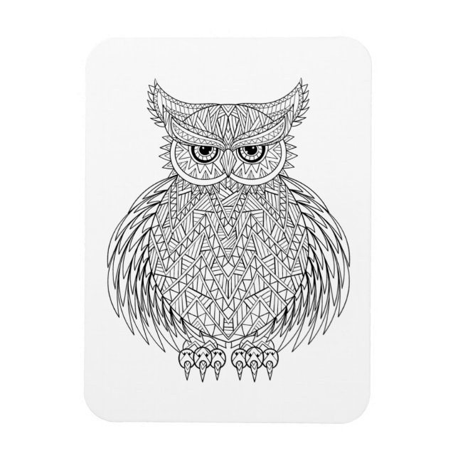 Inspired Uggla Bird Totem Magnet (Vertikal)