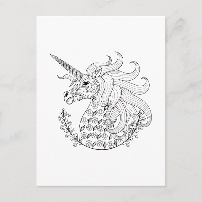 Inspired Unicorn Vykort (Framsida)