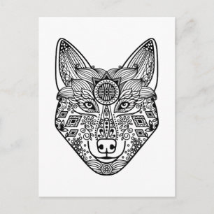 Inspired Varg Head Vykort