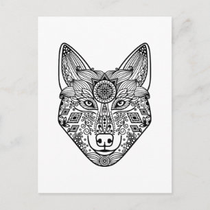 Inspired Varg Head Vykort