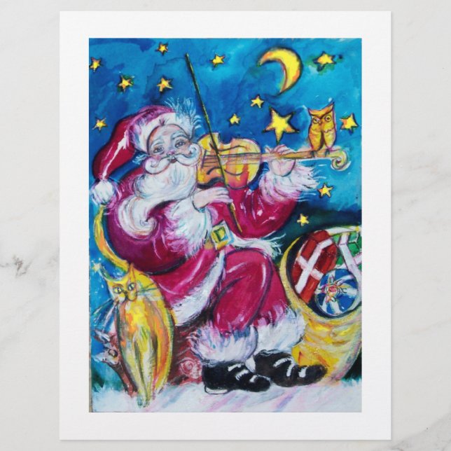 INSPIRED VIOLINIST SANTA-jul Reklamblad (Framsidan)