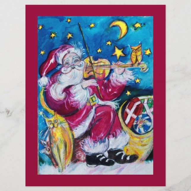 INSPIRED VIOLINIST SANTA-jul Reklamblad (Framsidan)