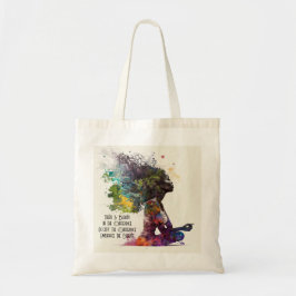 Inspired Woman Embrace Tote Bag Tygkasse
