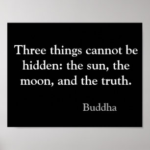 Inspirera affisch för sanningsBuddha