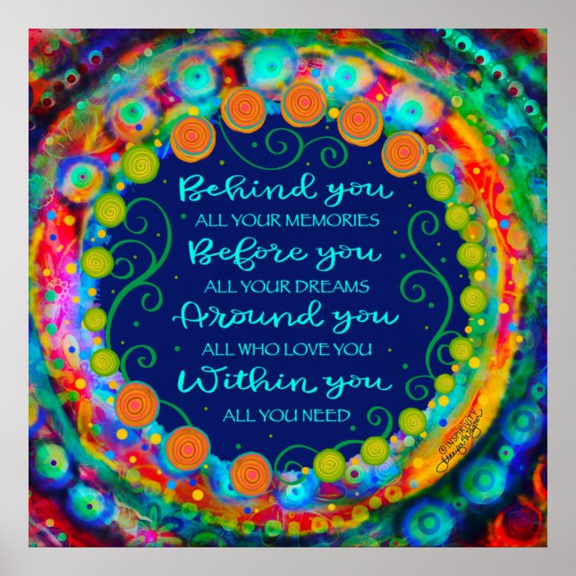 Inspirera allt du behöver Offert Classroom School Poster (Framsidan)