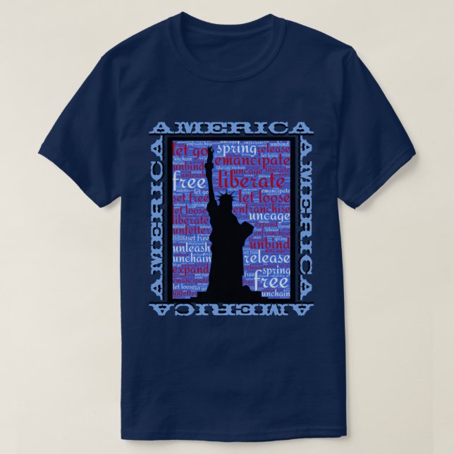 Inspirera Amerika Tee (Design framsida)