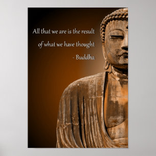 Inspirera andlig affisch för ZenBuddha