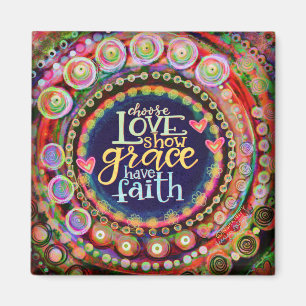 Inspirera att välja färgstark inspirivitet i Kärle Magnet
