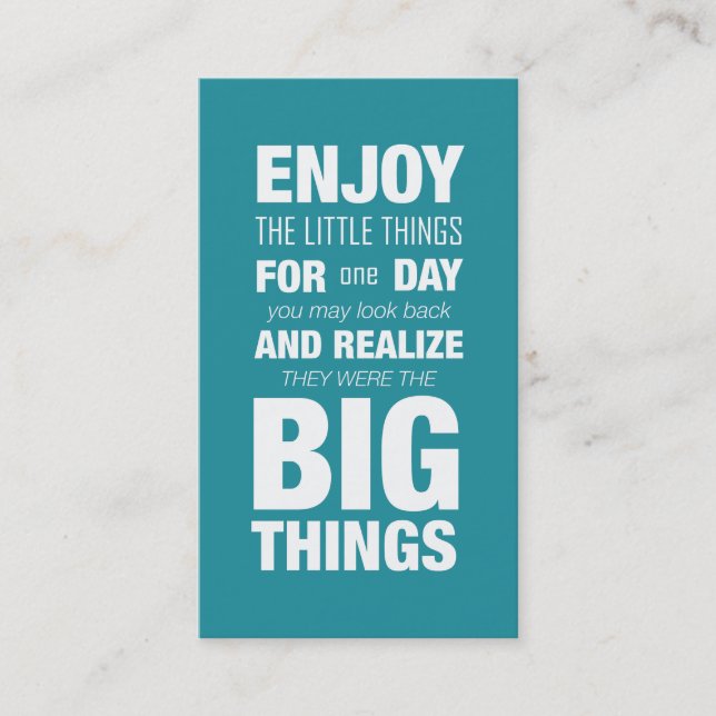 Inspirera beställnings- visitkort för (Framsida)