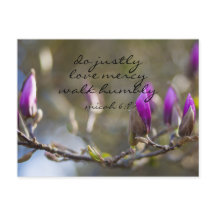 Inspirera bibelVerseMicah 6:8; Magnolia