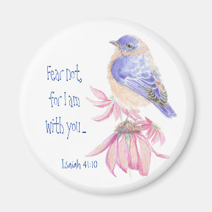 Inspirera blåsångare för ScriptureIsaiah 40:10 Magnet
