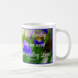Inspirera blommigt för mugg för Versemorgonkaffe