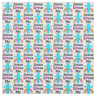 INSPIRERA BLUE KOR KRISTEN JESUS KÄRLEK ME TYG